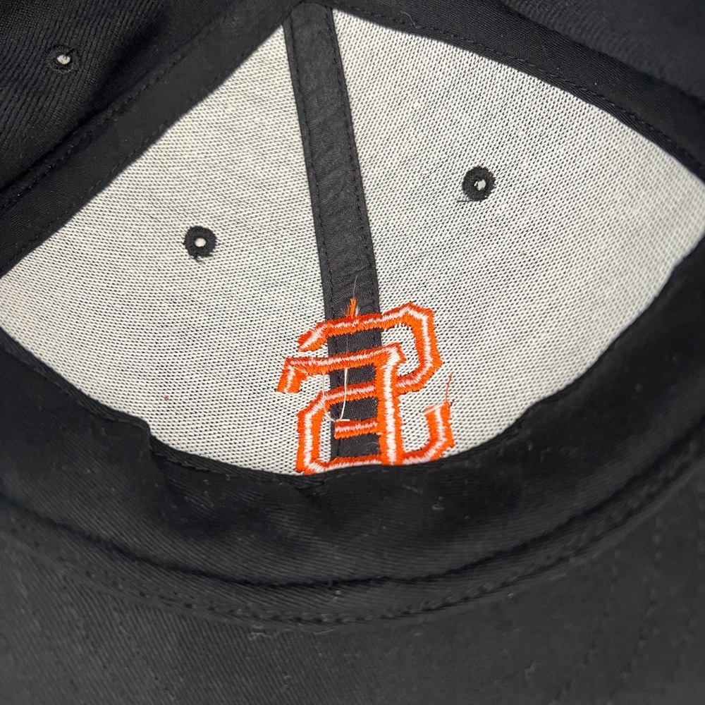EUC 47 Brand SF Giants Black Cap with Orange Logo OS Adjustable Velcro back - Picture 7 of 10